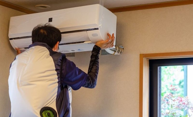 施工実績 - エアコン設置工事